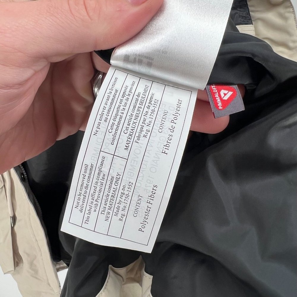 NWT Helly Hansen Insulated Boyne Parka Jacket Waterproof Hooded Women's S Beige - Picture 10 of 10